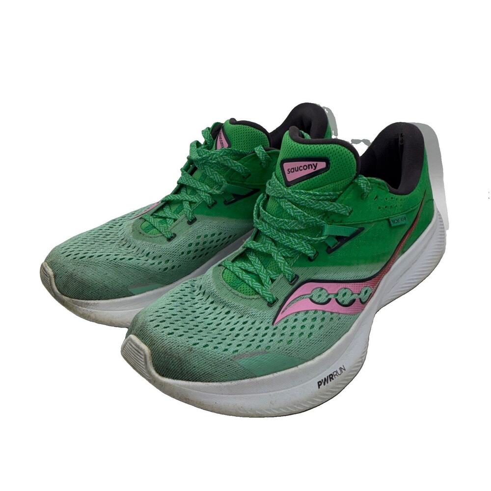 Size 8 - Women’s Saucony Running Shoes -Green- PWRRUN - S10830-25